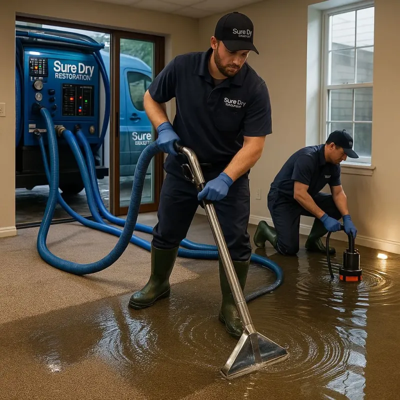 Water Extraction and Removal process in Pittston, PA